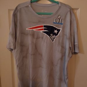 Nike Patriots Super Bowl LII Dri-Fit Shirt Men's sz XXL 2XL